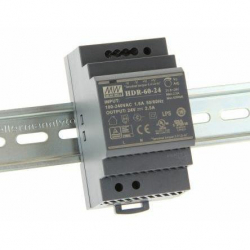 Zasilacz na szynę DIN 60W 24V HDR-60-24 2,5A do led Mean Well