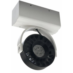 lampa led na szynę biało czarna miami 18W warszaw-287798