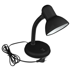DPM lampka biurkowa E27 czarna DTL001B