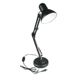 DPM lampka biurkowa składana E27 czarna DTL002B