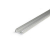 Profil led Surface14 2m surowy srebrny aluminiowy szeroki do taśmy led o szerokości do 14mm np. RGBW Warszawa Sikorskiego 3