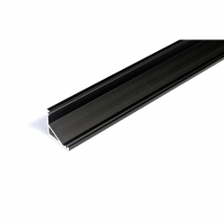 Profil led EKO narożny kątowy czarny 2m aluminiowy do taśm led (E) C9020021 Cabi12 black