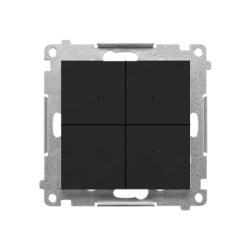 Kontakt-Simon Simon 55 Łącznik elektroniczny 4-krotny z funkcją przycisku lub łącznika czasowego, do sterownia niezależnie 4 obwodami, 230 V (moduł);