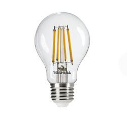 Toshiba Żarówka E27 A60 led 7W 2700K DIM ściemnialna RETRO Vintage  filament 806lm