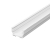 Profil aluminiowy UNI12 BCD/U 1m biały nawierzchniowy do taśma led hurtownia led Premium Lux