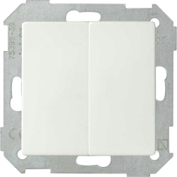 KONTAKT-SIMON Simon 82 łącznik podwójny schodowy biały 10AX 250V